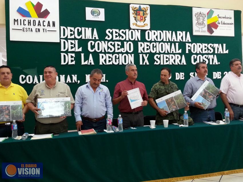 Analizan acciones en favor de los recursos forestales de la Sierra-Costa