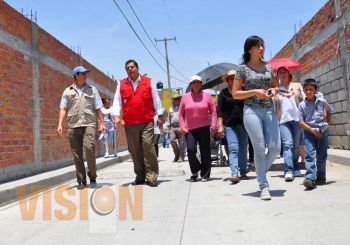 Obras en sector república todo un éxito