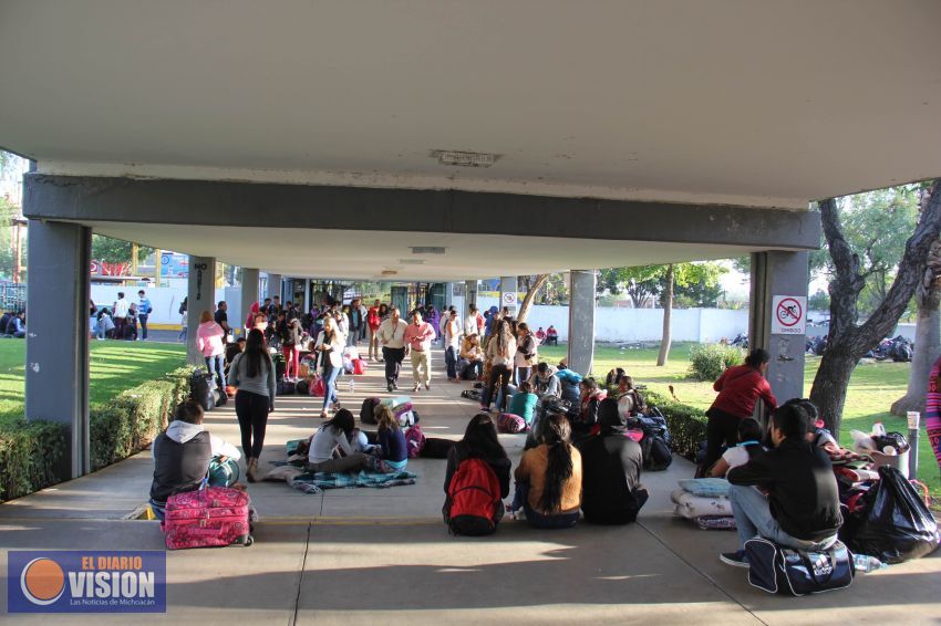 Avanza la liberación de instalaciones de la Universidad Michoacana