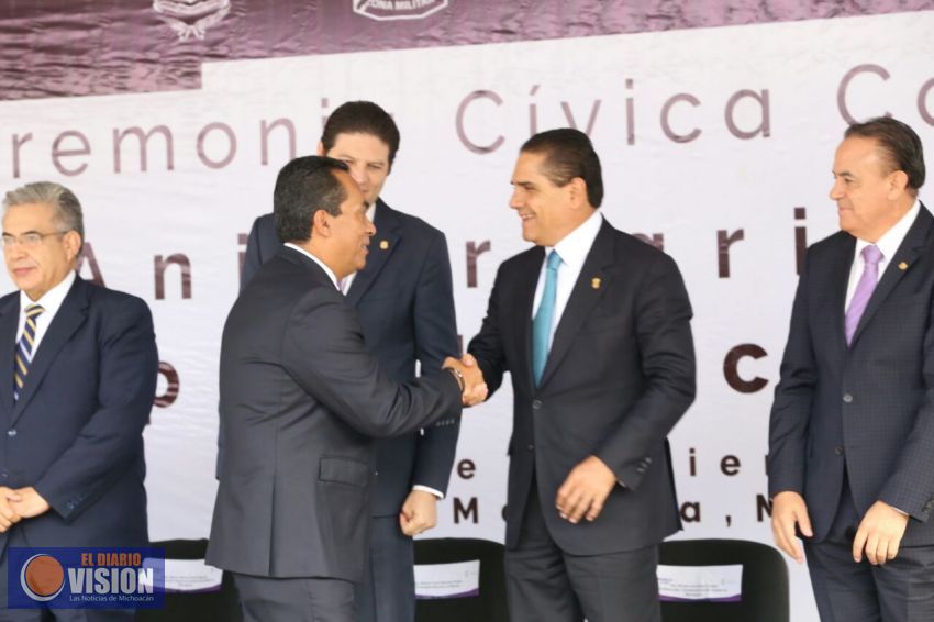 Encabeza Gobernador ceremonia por el CCVI Aniversario de la Independencia de México