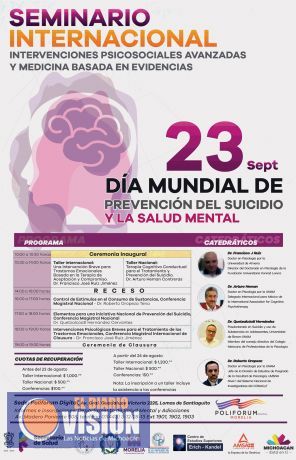 Invita SSM al Seminario Internacional de Intervenciones Psicosociales
