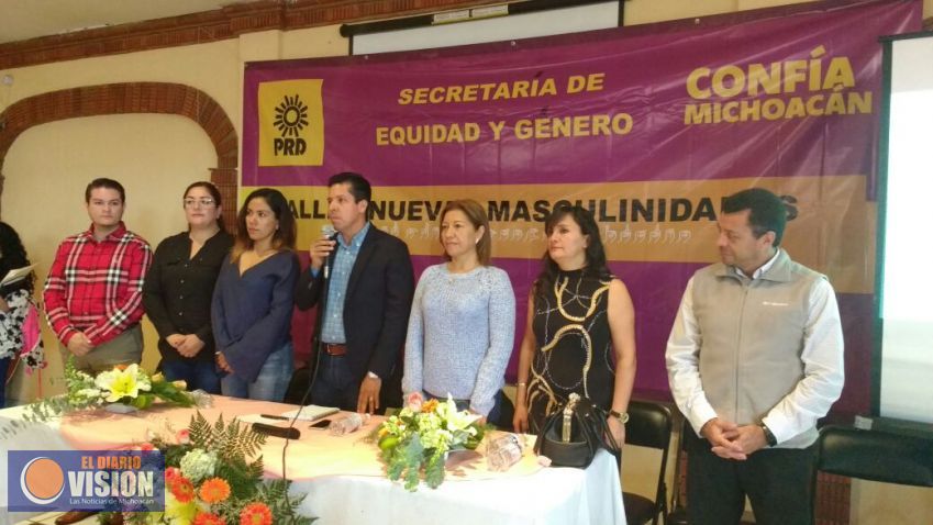 PRD capacita a 400 simpatizantes en Nuevas Masculinidades 