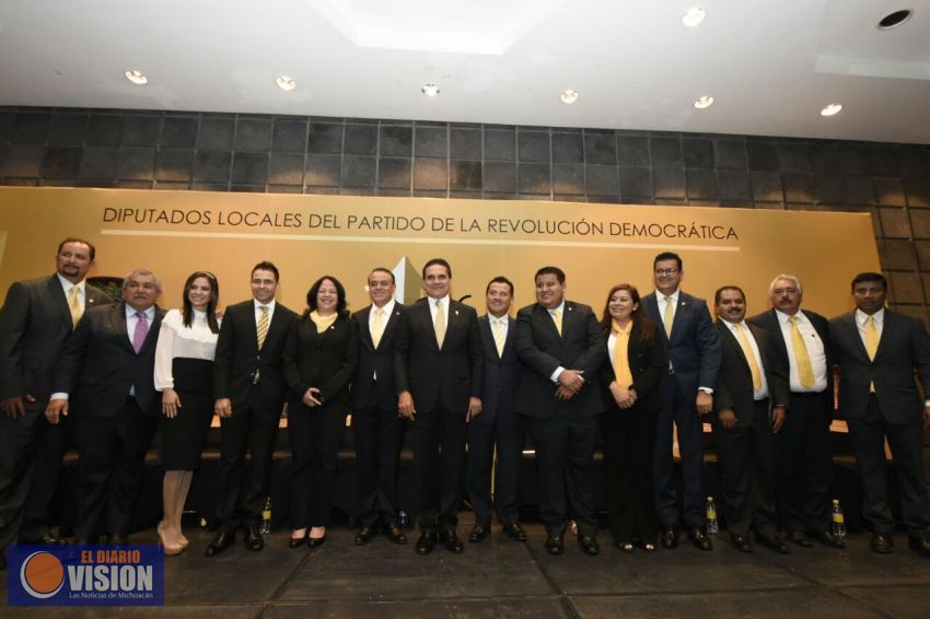 Diputados del PRD comprometidos con Michoacán, rinden primer informe