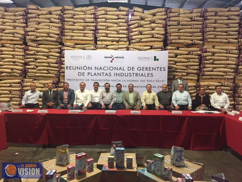 Recibe reconocimiento Liconsa Michoacán dentro de la reunión nacional de gerentes 