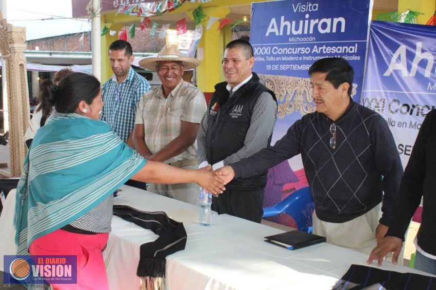 Realizan el XXXI Concurso Artesanal de la comunidad de Ahuiran