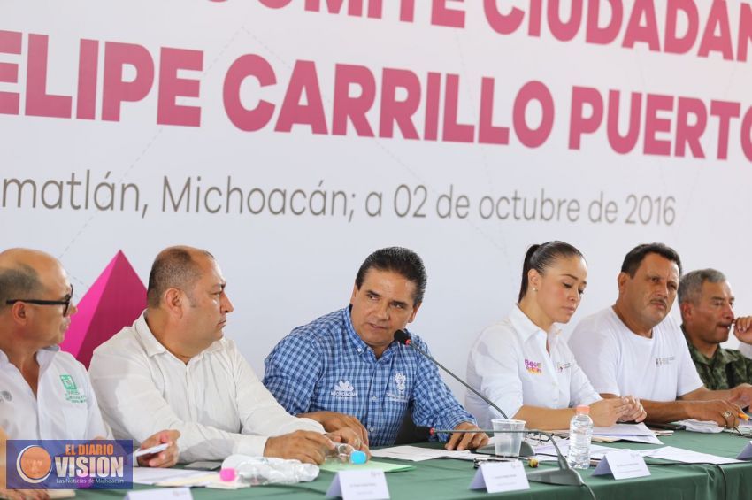 Preside Gobernador 2a Reunión con el Comité Ciudadano de Felipe Carrillo, municipio de Buenavista