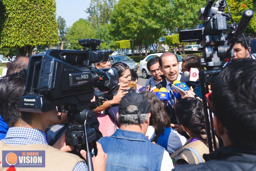 Garantizar tránsito y seguridad de michoacanos, por encima de intereses de grupo: Marko Cortés