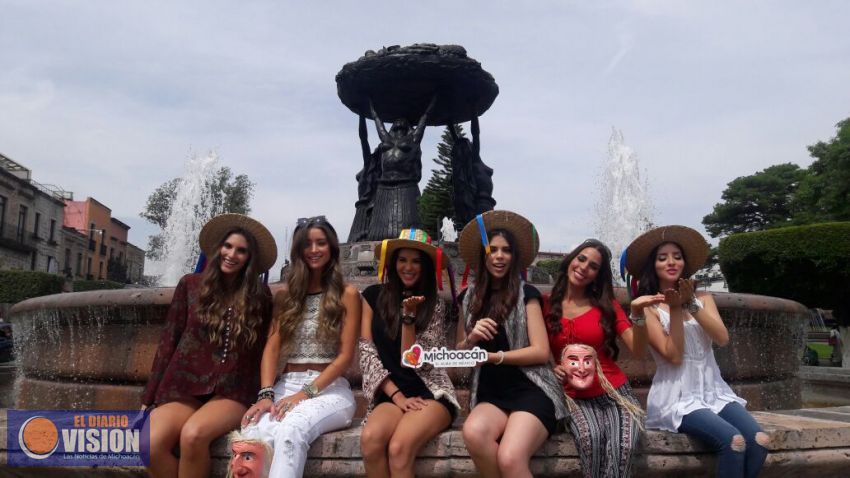 Conocen bellezas de Michoacán participantes de Miss México