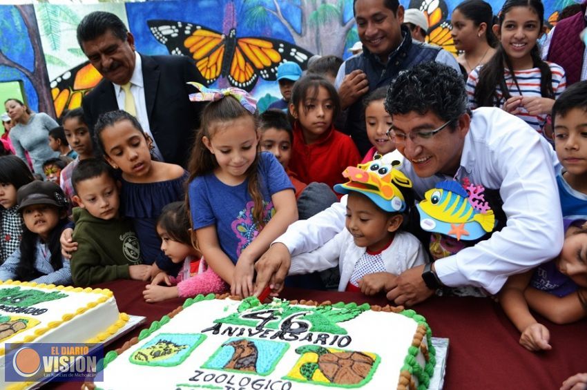 Celebra el Zoológico de Morelia su 46 aniversario