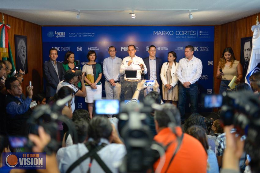 Lamenta Marko Cortés robo a Casa de Enlace 