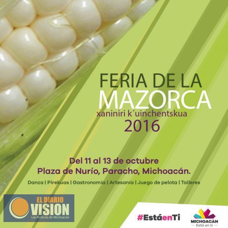  En Nurio, inicia Feria de la Mazorca