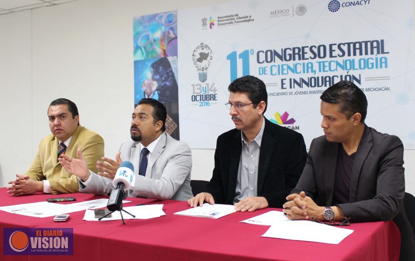 Más de mil 300 asistentes recibirá el 11º Congreso Estatal de Ciencia, Tecnología e Innovación