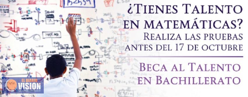 Continúa abierta la convocatoria  de  becas  para  jóvenes con  talento matemático