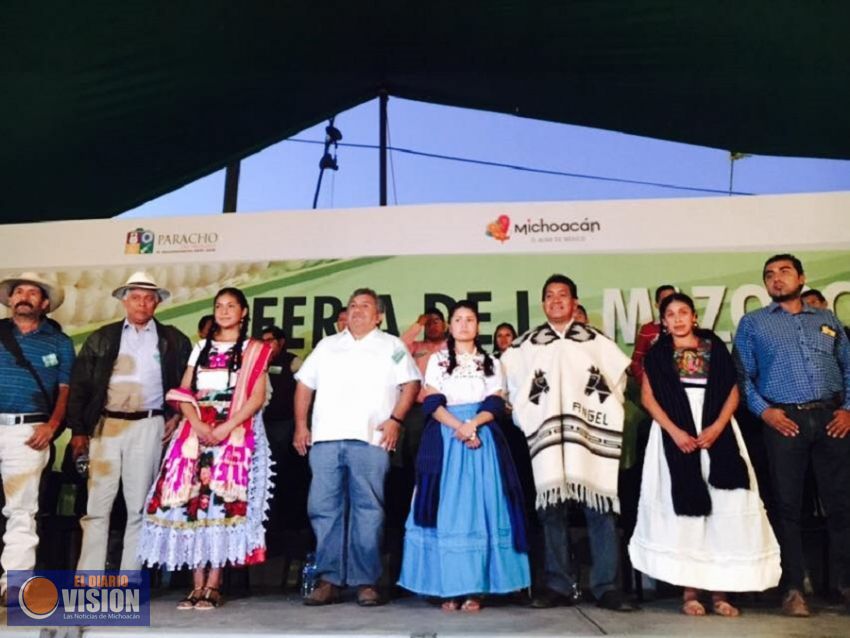 Inauguran con éxito la Feria de la Mazorca en Nurio