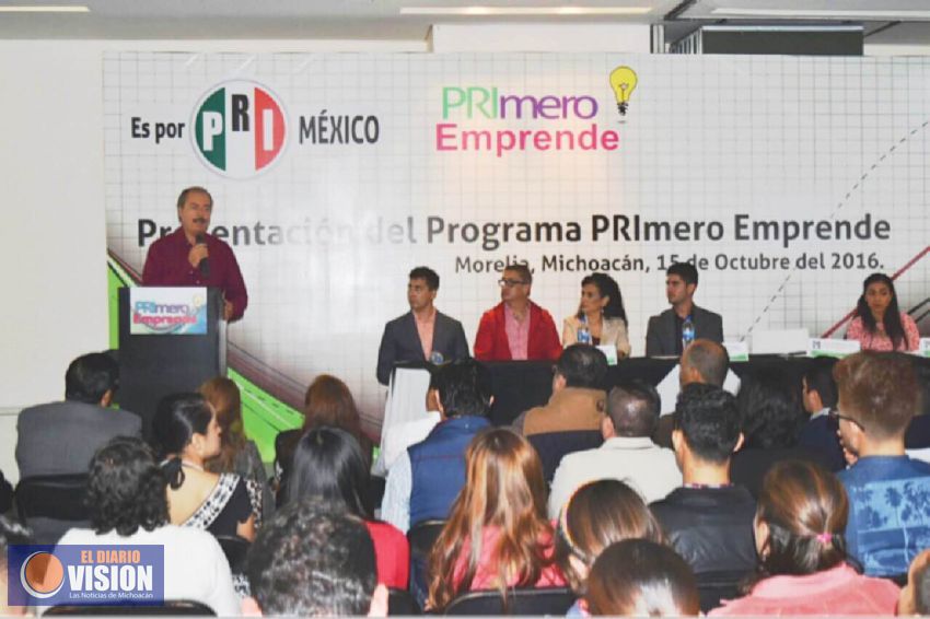 PRImero Emprende surge en Michoacán: Víctor Silva Tejeda