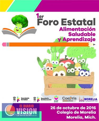 Busca Gobierno de Michoacán fomentar la alimentación sana