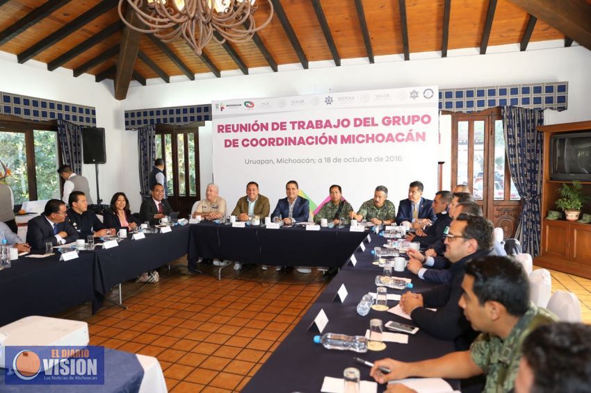  Sesiona Grupo de Coordinación Michoacán en Uruapan