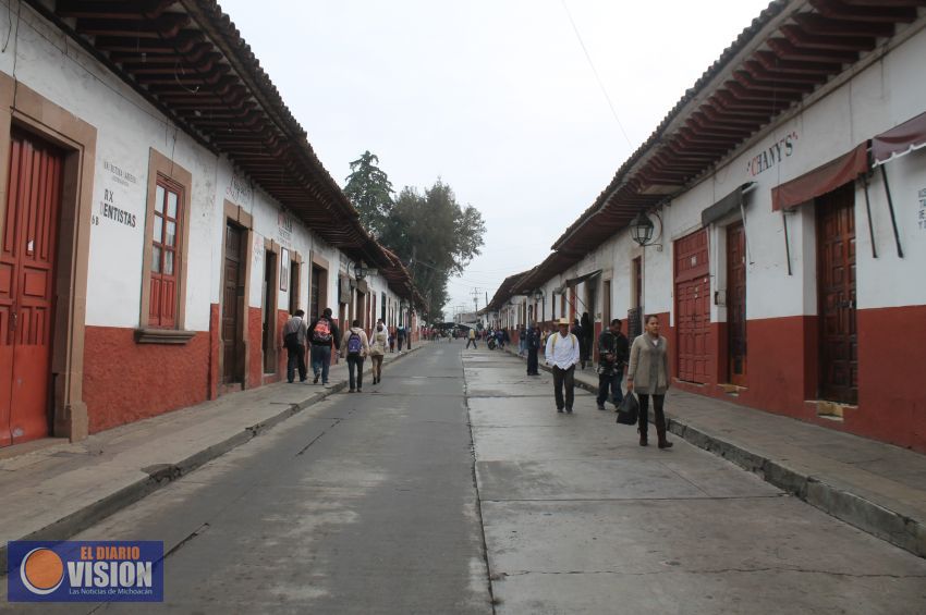 1 y 2 de noviembre se peatonalizará el Centro de Pátzcuaro