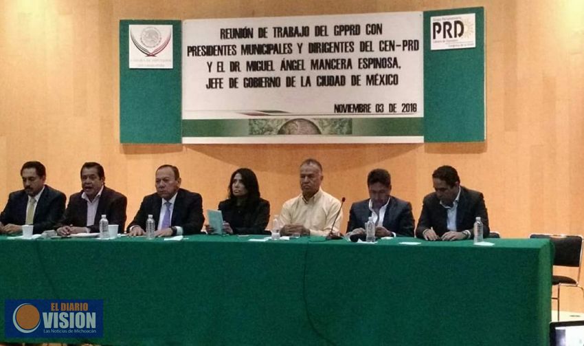 Alcaldes y Diputados del PRD se reúnen por un mayor presupuesto 2017 