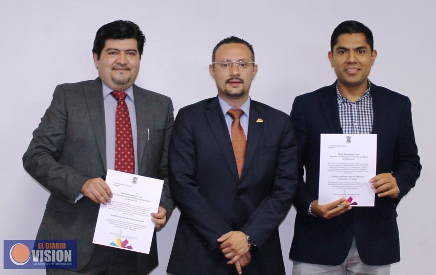 Entregan nombramiento a dos nuevos funcionarios de la SSM