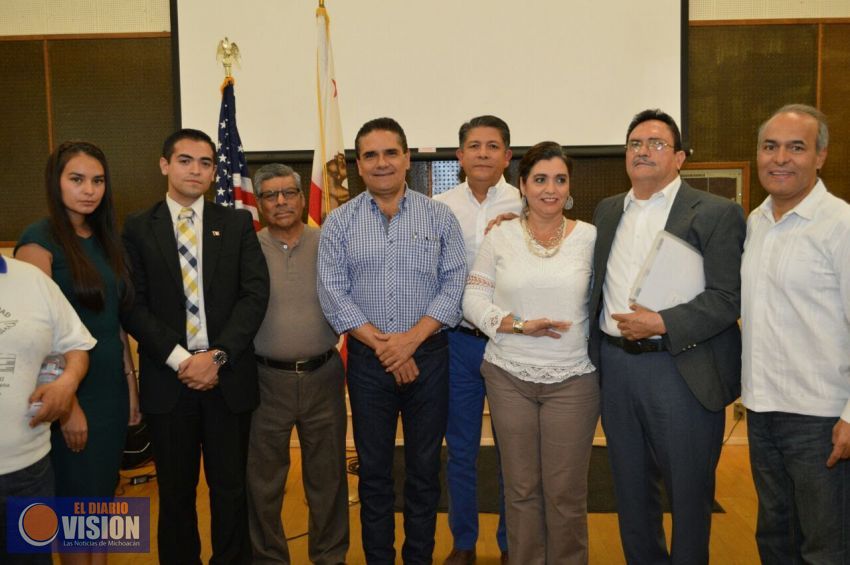 Refrenda Silvano Aureoles vocación de Michoacán como un estado binacional; no están solos, dice