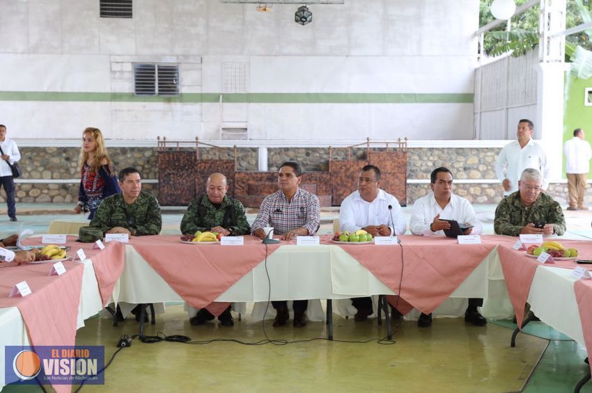 Sesiona en Tepalcatepec Grupo de Coordinación Michoacán