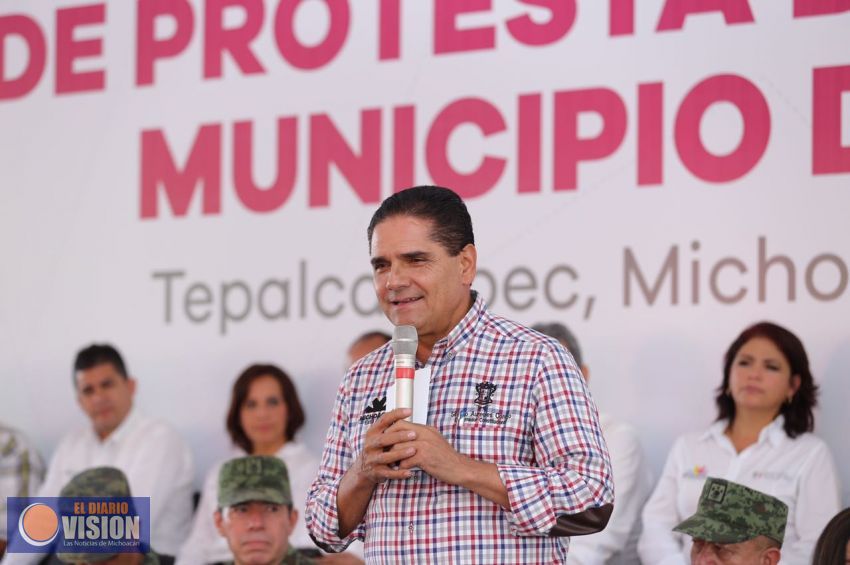 Juntos regresaremos el orden y la paz a Tepalcatepec: Silvano Aureoles