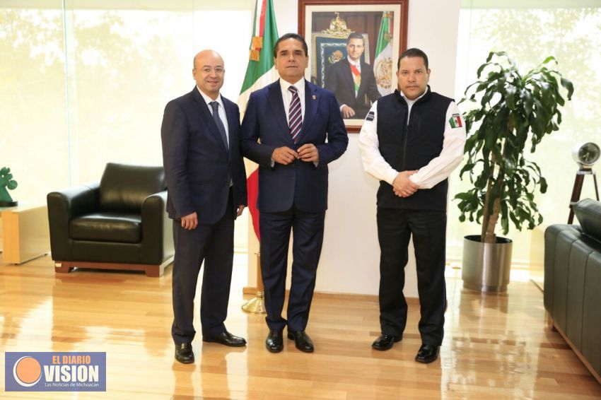 Revisan Silvano Aureoles y Renato Sales acciones para fortalecer la seguridad en Michoacán 