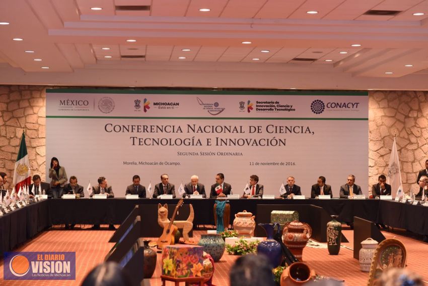 Silvano Aureoles Inaugura la 2a Reunión de la Conferencia Nacional de Ciencia, Tecnología e Innovac