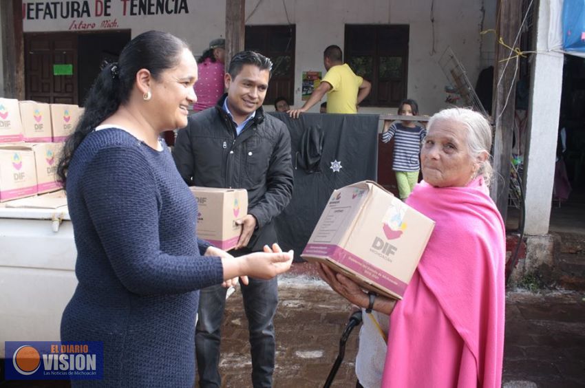 Inauguran construcción del libramiento en Ixtaro, municipio de Santa Clara del Cobre 