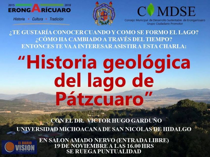 Ayuntamiento de Erongarícuaro invita a la charla 