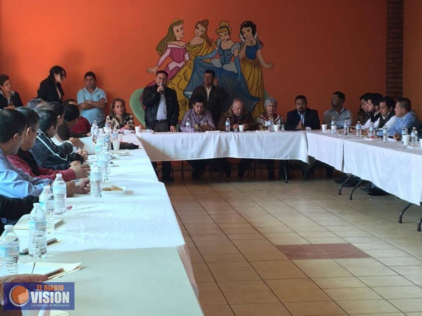 Sostienen reunión Ayuntameinto de Tarímbaro y representante de Gobierno del Estado 