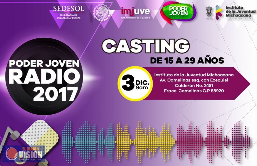 Convocan a jóvenes a participar en programa de radio.