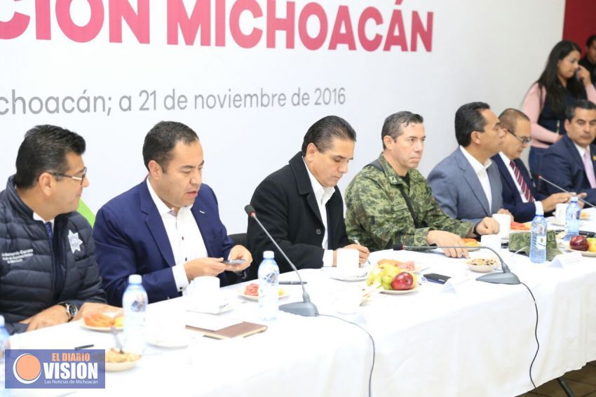 Analizan estrategia de seguridad en región Oriente de Michoacán 