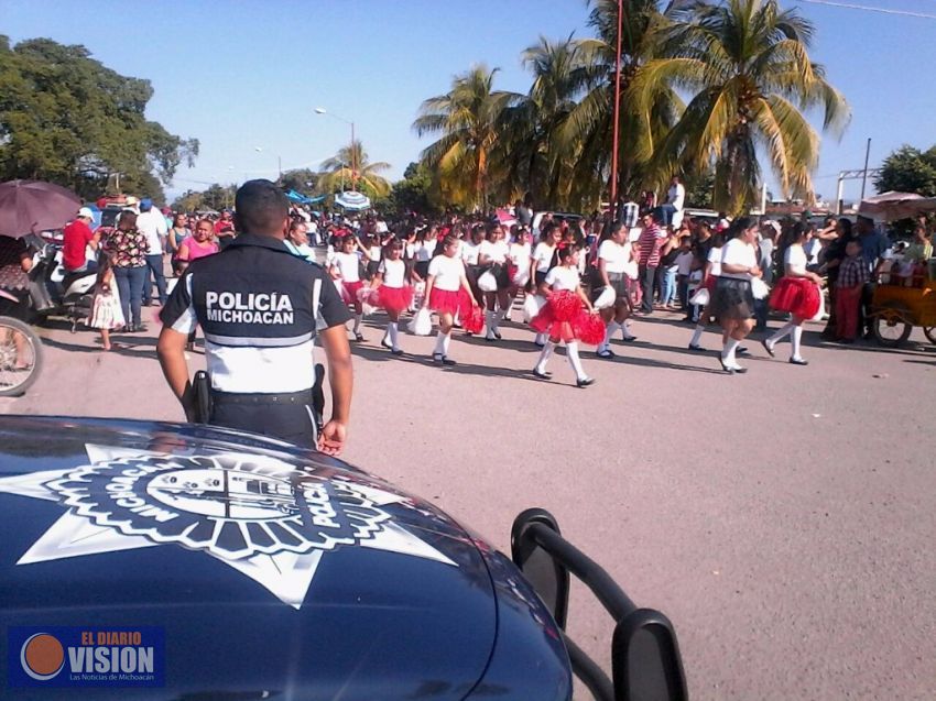 Con saldo blanco concluye desfile Cívico - Deportivo conmemorativo del 20 de noviembre