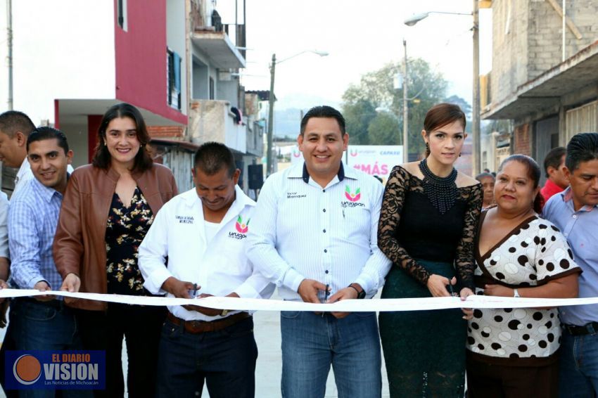 Gobierno municipal gestionó más de 4 MDP para reconstruir banquetas del centro de Uruapan