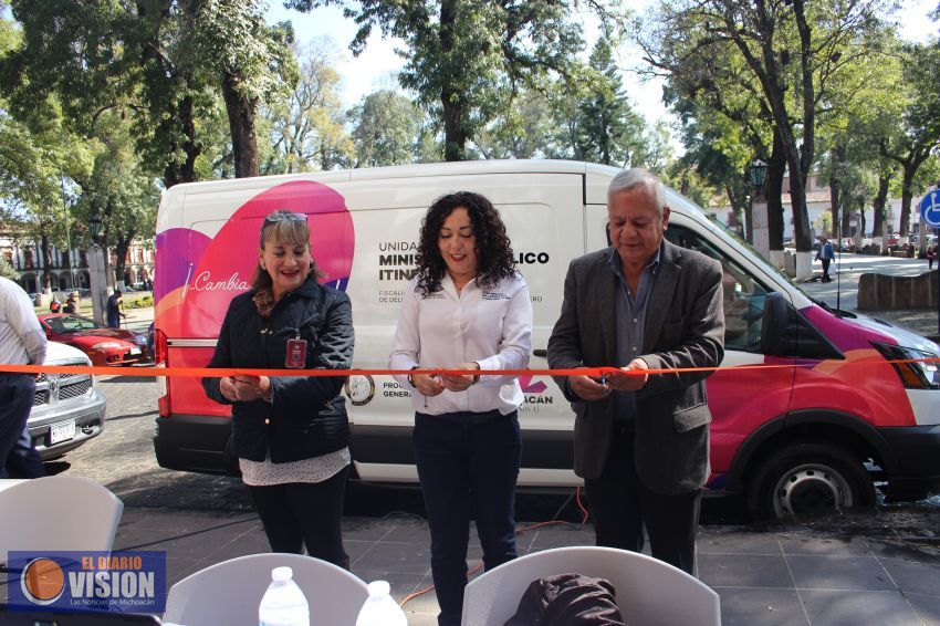 Instalan unidad móvil del Ministerio Público Itinerante en Pátzcuaro