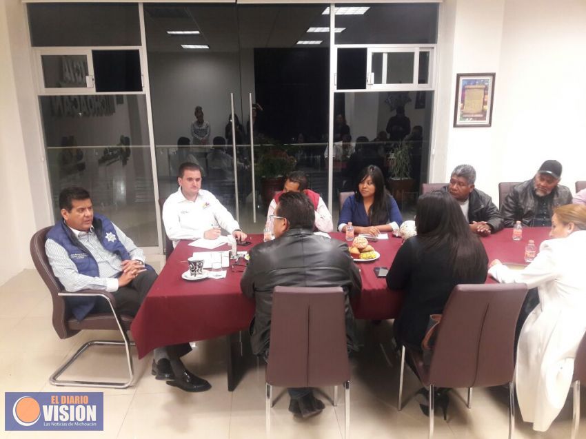 Fortalece SSP coordinación con autoridades de Chilchota    