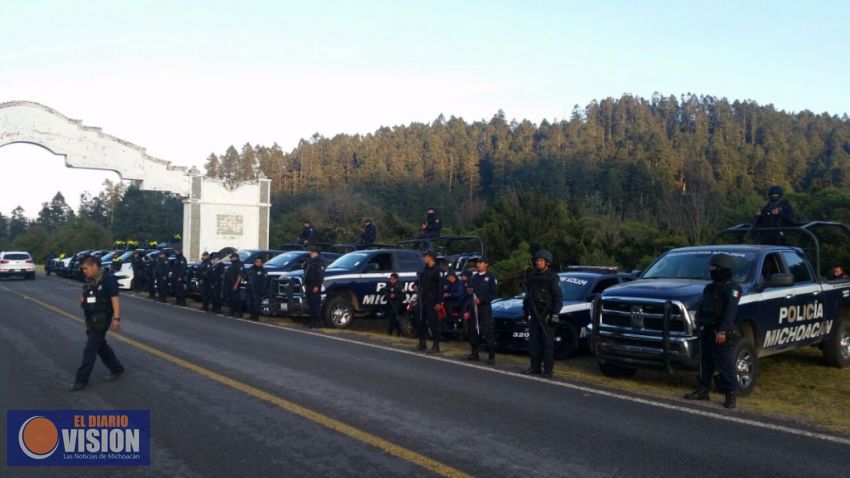 Refuerza SSP seguridad en reserva de la mariposa monarca