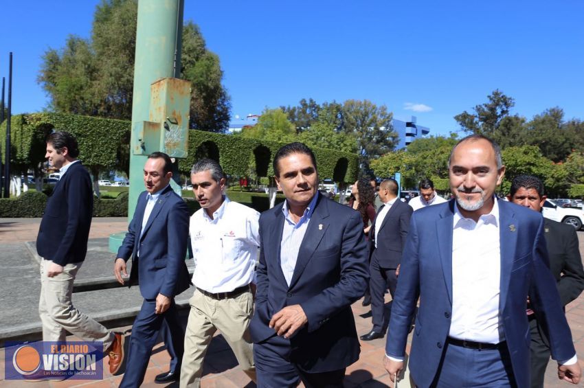 Arranca Gobernador remodelación y ampliación del Ceconexpo Morelia