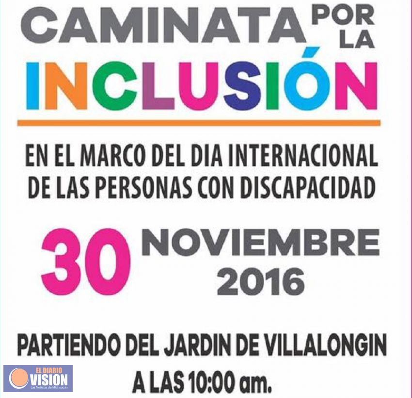 Invita IJUMICH a caminata por la inclusión