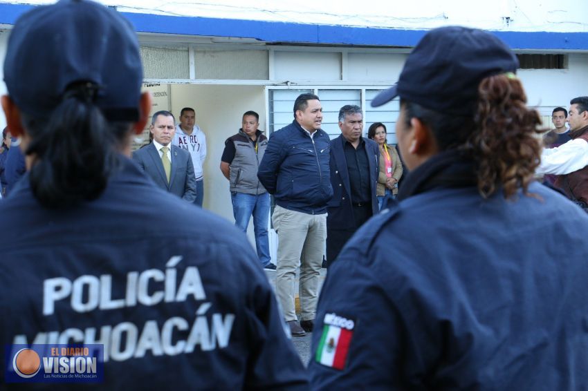 Gobierno de Uruapan seguirá invirtiendo en profesionalizar la Policía Municipal