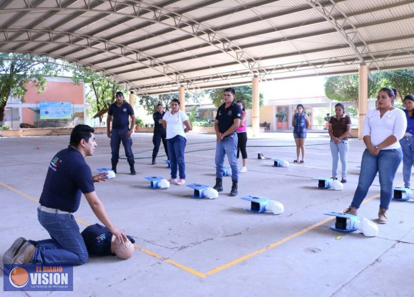 Ayuntamiento de Huetamo ofrece cursos de primeros auxilios