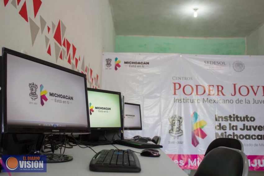 Centros Poder Joven benefician a más de 27 mil michoacanos.