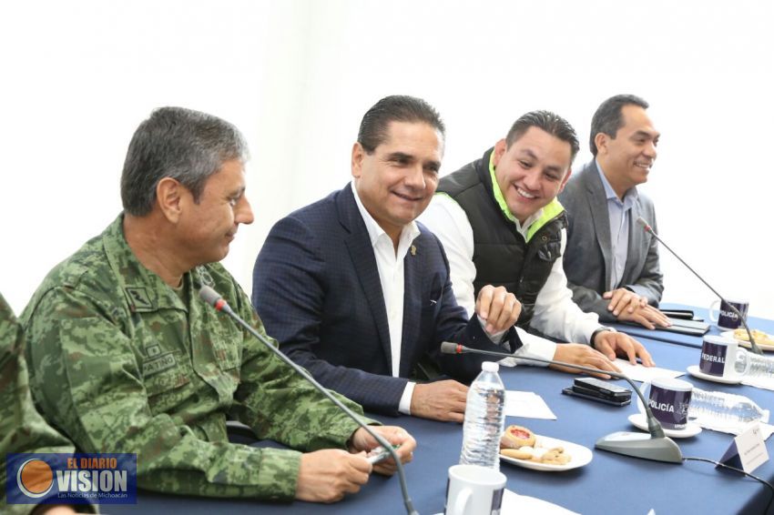 Revisa Silvano Aureoles resultados de operativos de seguridad en Uruapan