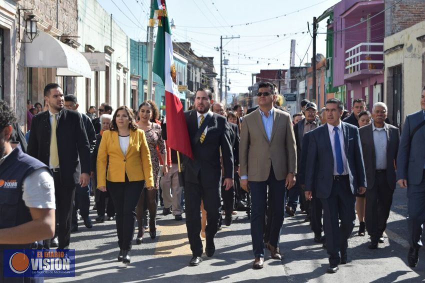 Cumple XCIX Aniversario la Heroica Defensa de Huandacareo
