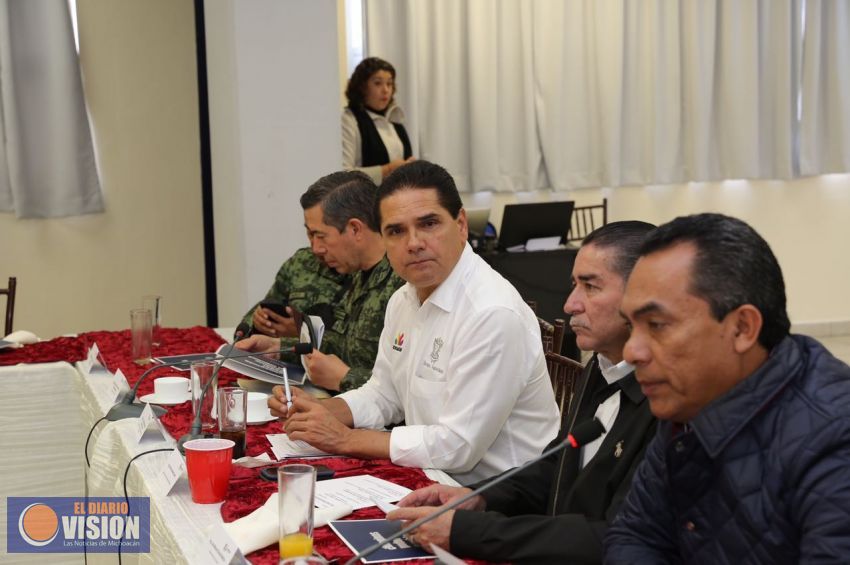 Revisan Gobernador y alcaldes resultados de estrategia de seguridad de la región Bajío