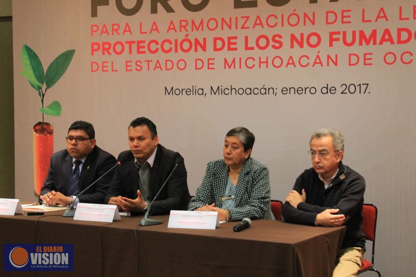 El Gobierno del Estado, por un Michoacán 100% libre de humo de tabaco