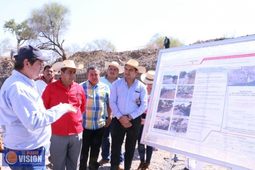 Conagua y Ayuntamiento de Huetamo Arrancan Obras Por Más de 30 mdp