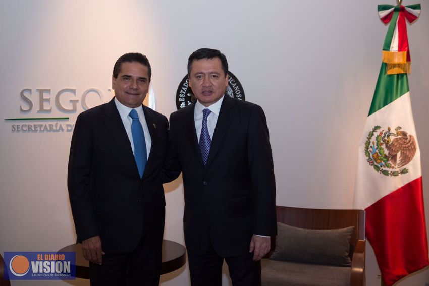Sostiene Silvano Aureoles encuentro con Miguel Ángel Osorio Chong